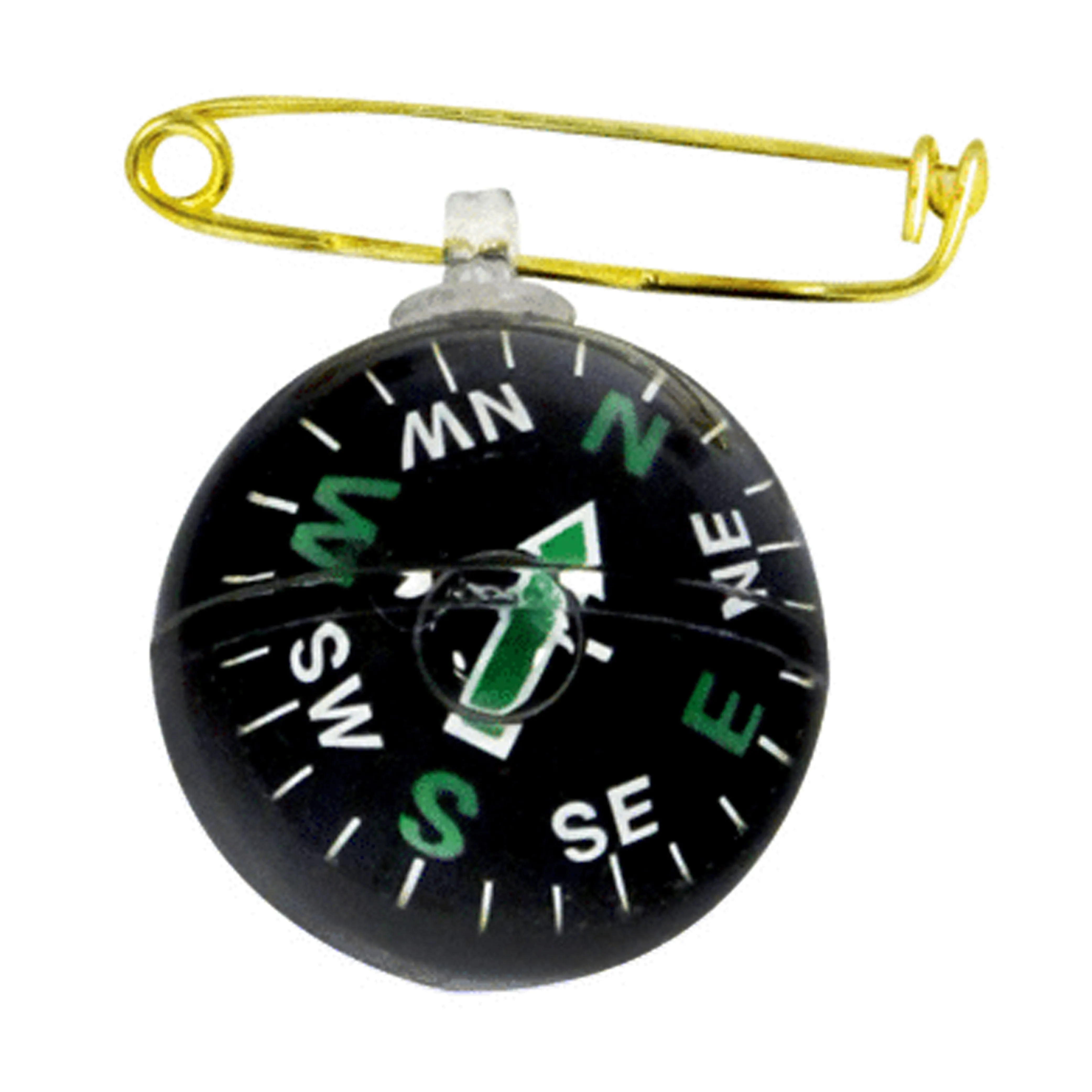 12 Lot Survival Navigation Ball Pin On Compass Military Camping Hiking Boy Scout