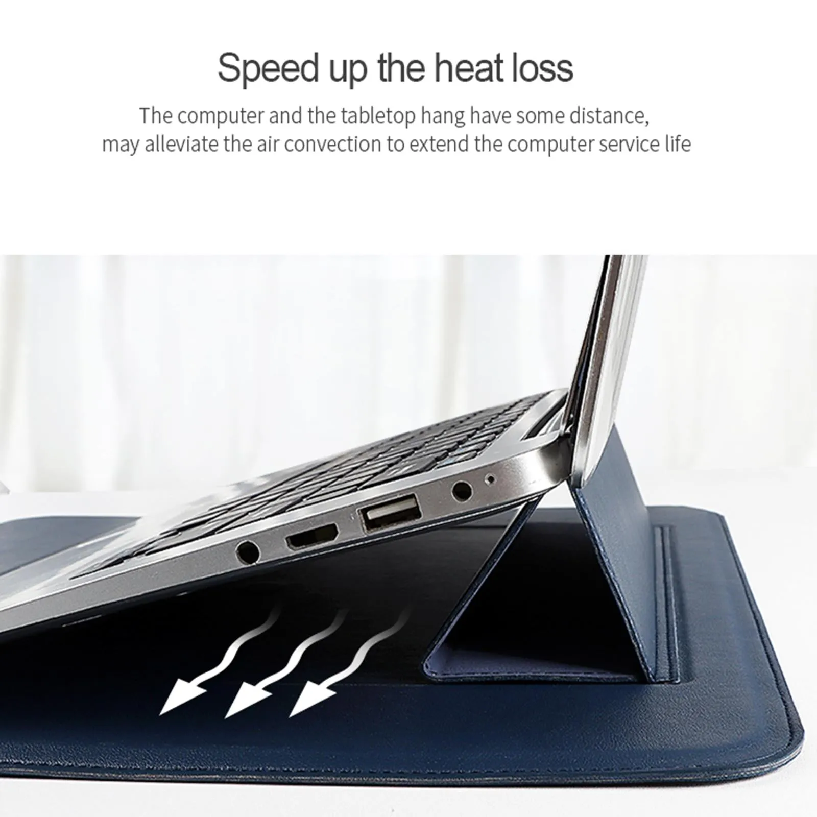 13.3 Inch Multifunctional Notebook Liner Bag in Pu Material