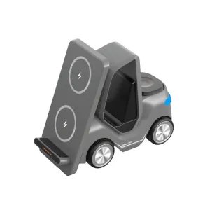 15W 3 In 1 Forklift Wireless Charger With Led Light