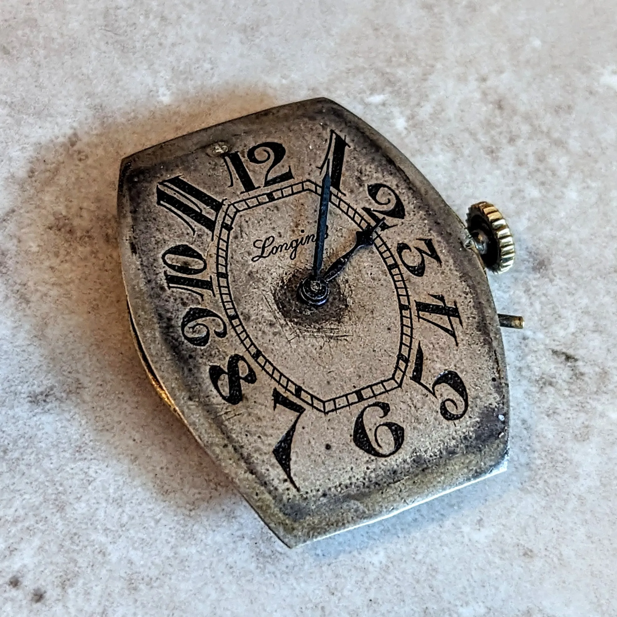 1904 LONGINES Mechanical Wristwatch Ref. 1342 Push Button Set Wire Lug Watch