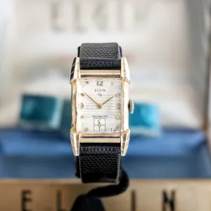 1953 ELGIN Durapower Wristwatch Shockmaster Grade 674 ADJ’D 17 Jewels U.S.A. Watch