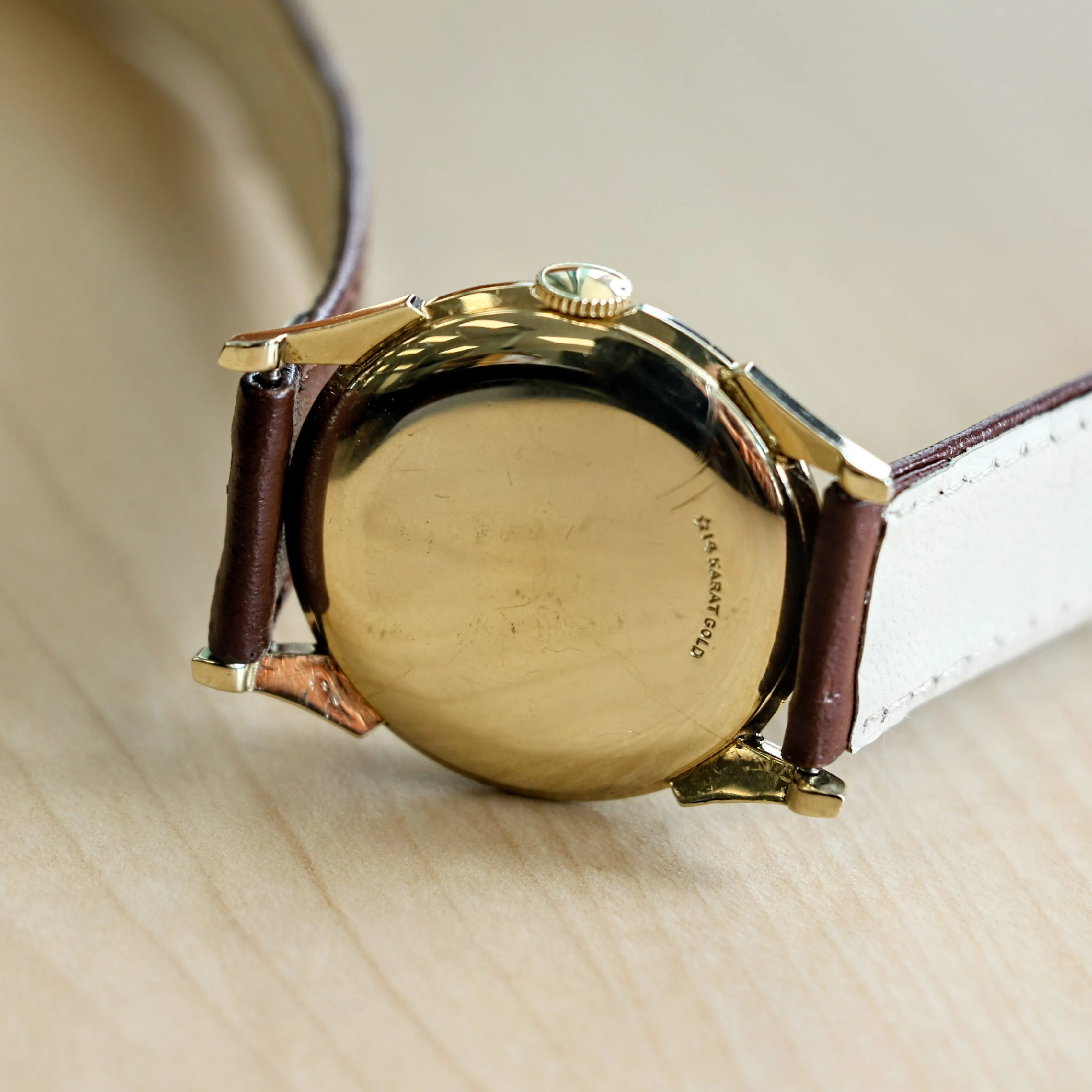 1954 LONGINES Watch 17 Jewels Ref. 2117 Cal. 23Z  Vintage 14K GOLD Wristwatch