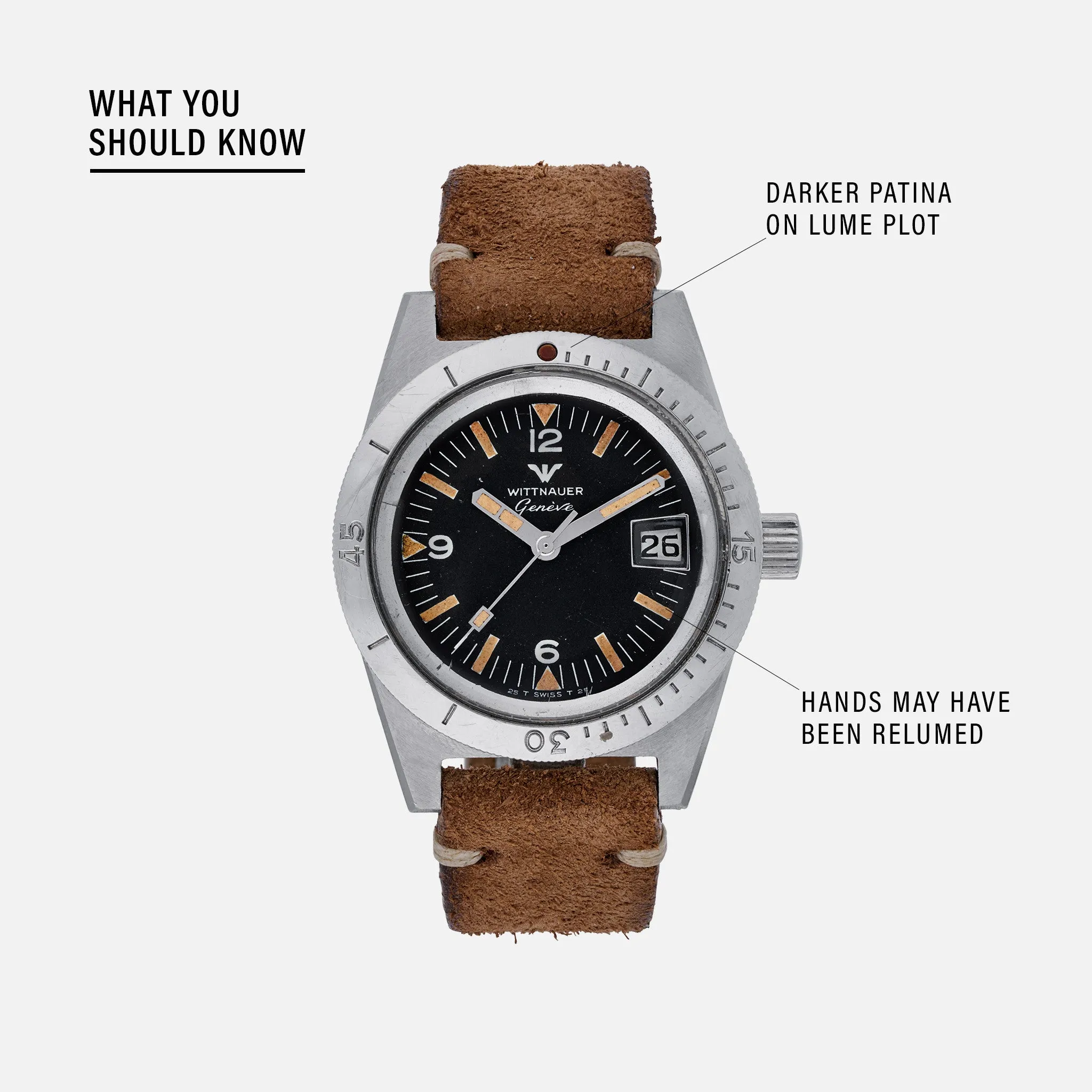 1960s Wittnauer 'Skin Diver' Reference 4000