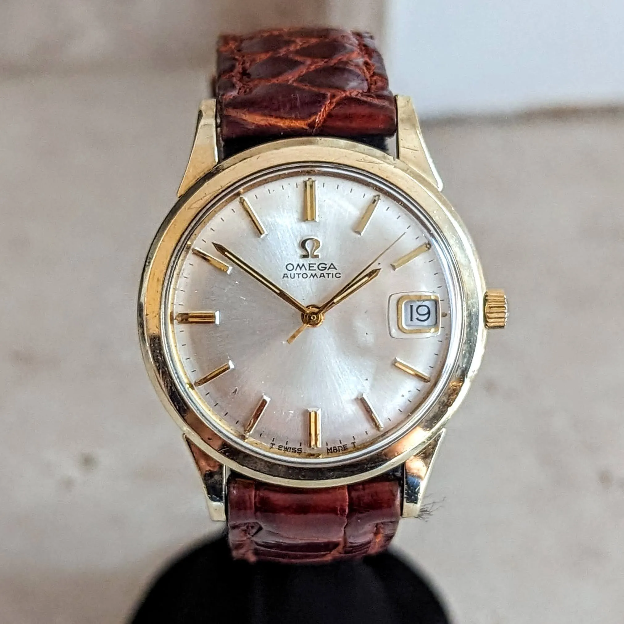 1969 OMEGA Automatic Wristwatch Ref. KM6312 Cal. 563 17 Jewels Date Indicator Watch