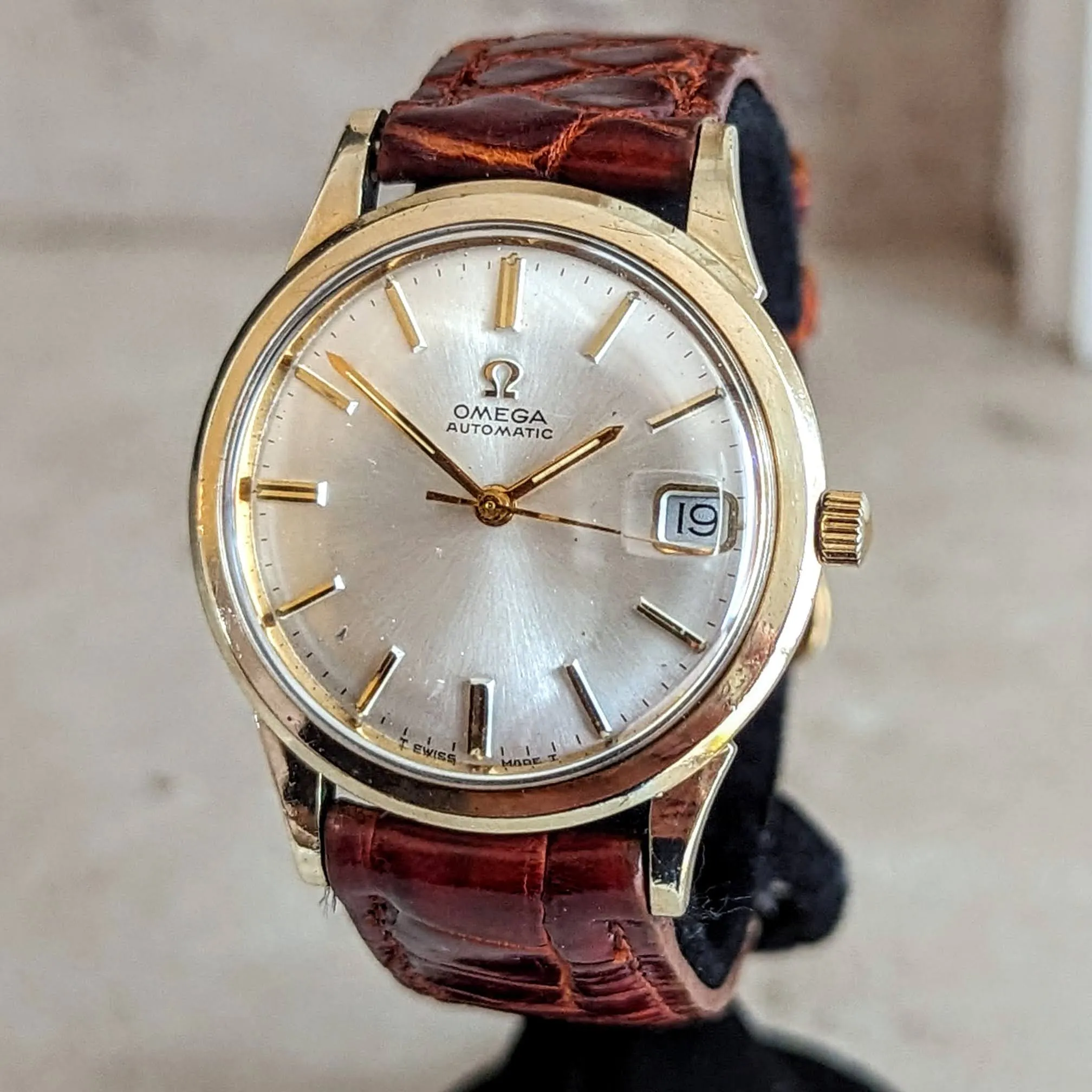 1969 OMEGA Automatic Wristwatch Ref. KM6312 Cal. 563 17 Jewels Date Indicator Watch