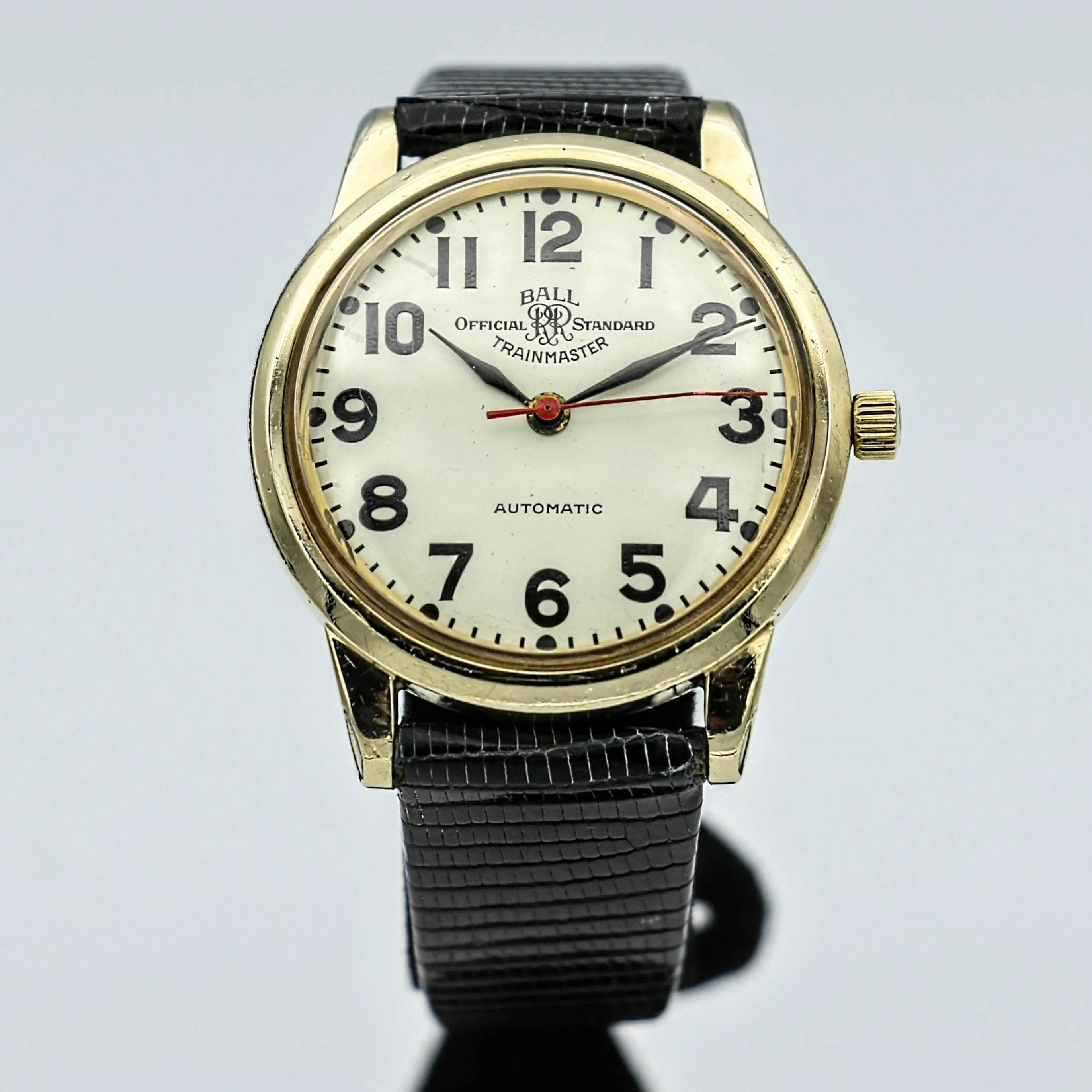 1970 BALL Watch Official RR Standard Trainmaster 25 Jewels Vintage Wristwatch