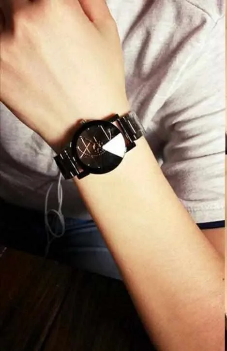 2pcs Women's Stainless Steel Analog Quartz Wrist Watch