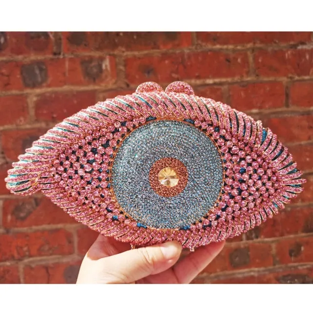 All Seeing Eye Crystal Clutch