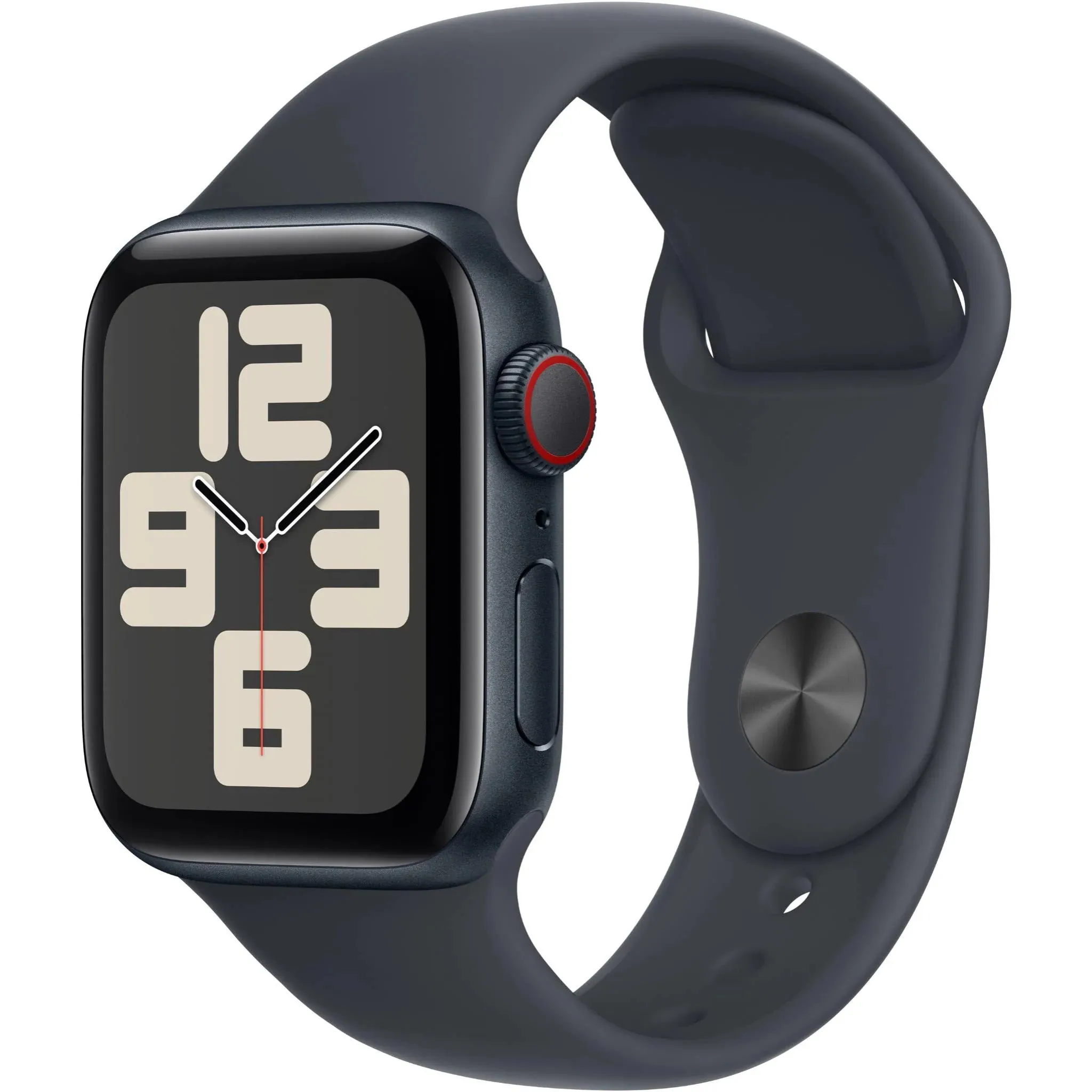 Apple Watch SE 40mm Aluminium Case GPS   Cellular Sport Band - Midnight - pristine Refurbished - AU Version