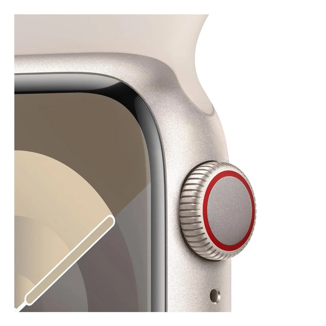 Apple Watch Series 9 45mm Starlight Aluminium Case GPS   Cellular (M/L) (Refurbished Grade-A)