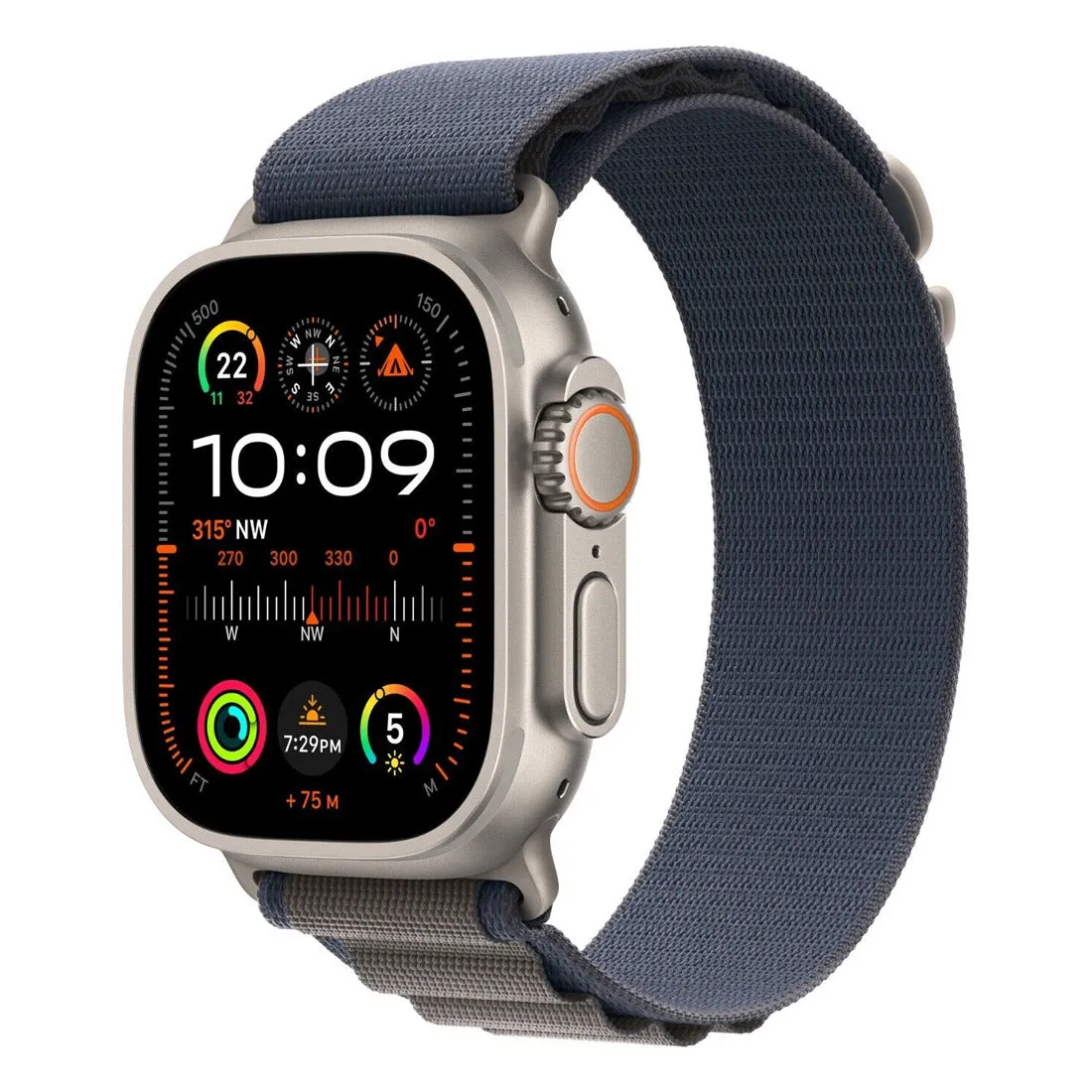 Apple Watch Ultra 2 49mm GPS   Cellular Titanium Case w/ Blue Alpine Loop Medium - AU Version