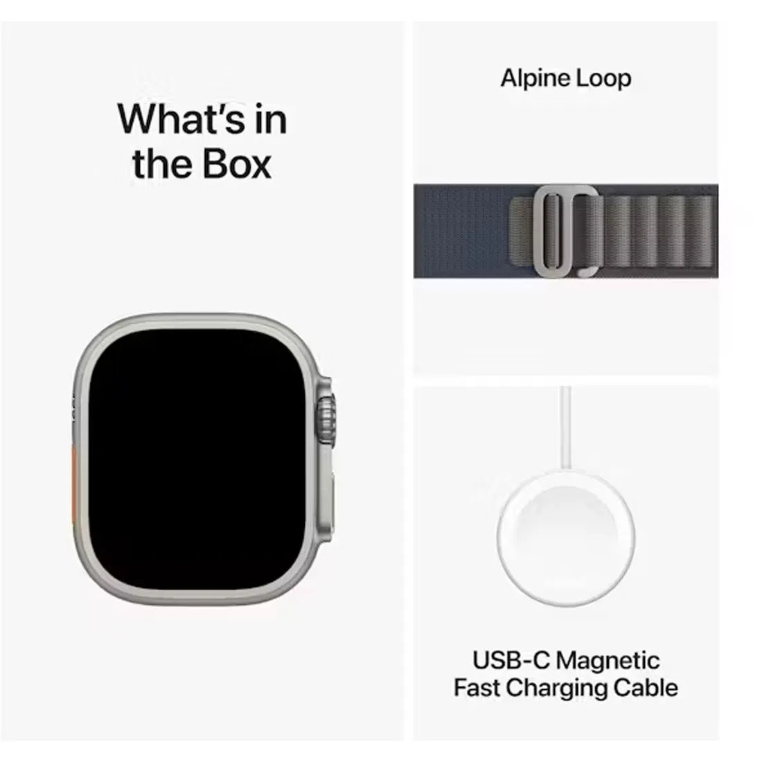 Apple Watch Ultra 2 49mm GPS   Cellular Titanium Case w/ Blue Alpine Loop Medium - AU Version