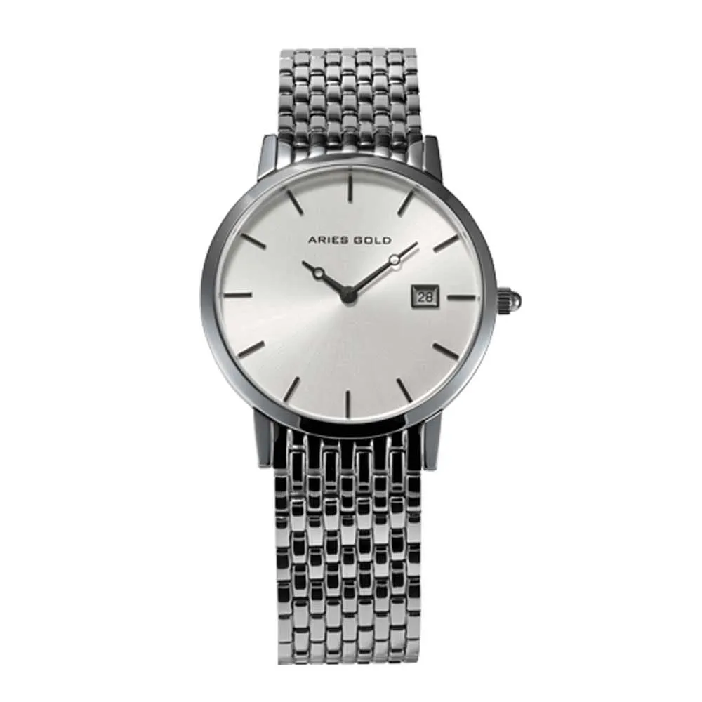 ARIES GOLD HERITAGE MASTER SILVER STAINLESS STEEL L 1018Z S-S WOMEN'S WATCH