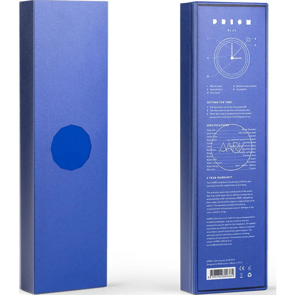 AÃRK Collective Prism Watch | Blue