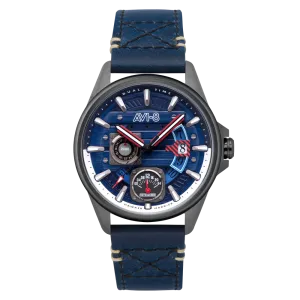 AVI-8 Hawker Harrier Farley Blue Mens Watch AV-4098-03