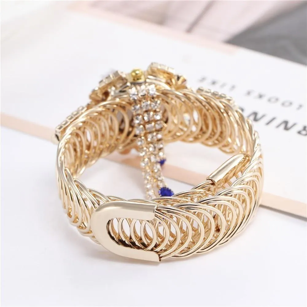 Bejeweled Rhinestone Bracelet Watch