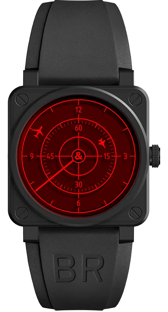 Bell & Ross Watch BR 03 92 Red Radar Ceramic Limited Edition D