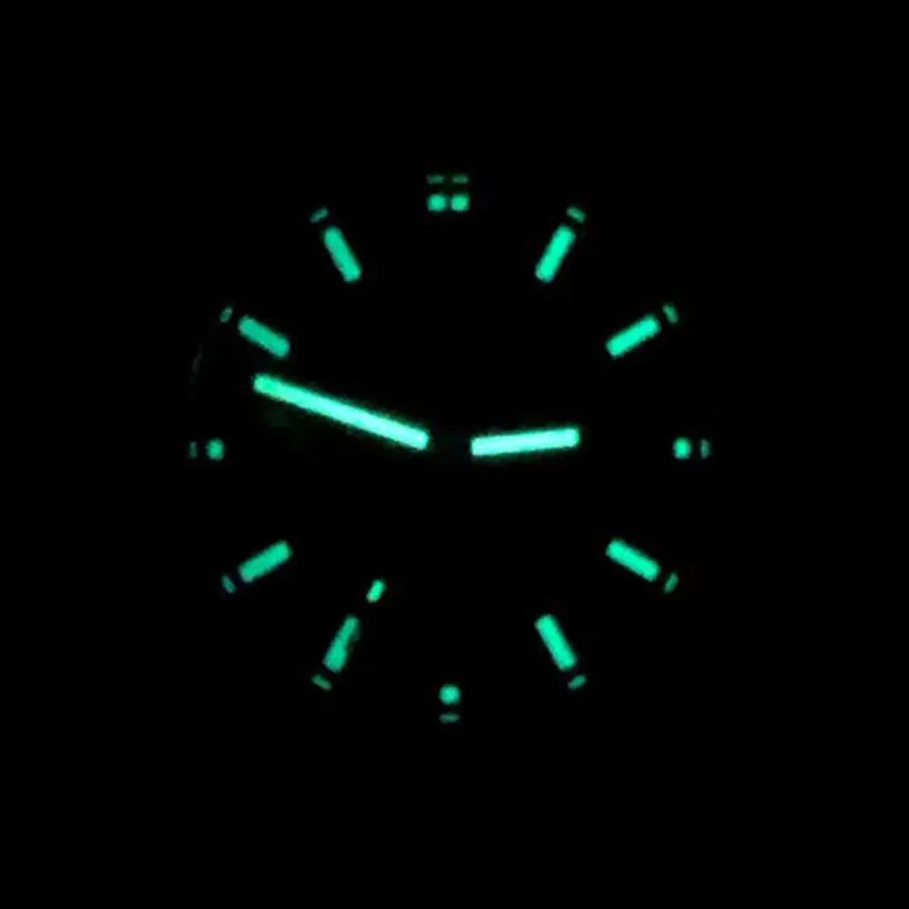 Bertucci Mens A-6A Experior Italia Commando Camo Olive Italian Rubber Band Marine Green Dial Quartz Watch - 16513