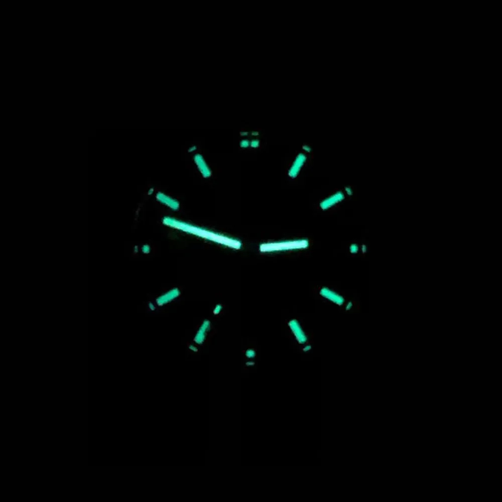 Bertucci Mens A-6A Experior Italia Nurra Verde Italian Rubber Band Marine Green Dial Quartz Watch - 16509