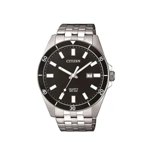 BI5050-54E - Mens Stainless Steel Dress Watch