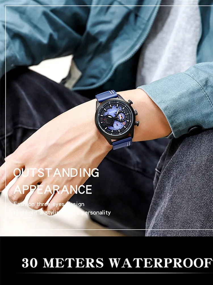 Big Dial Waterproof Mens Watch