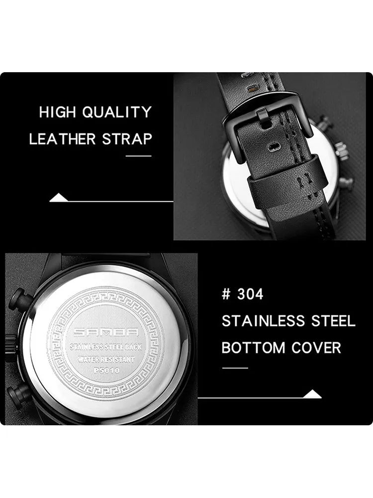 Big Dial Waterproof Mens Watch
