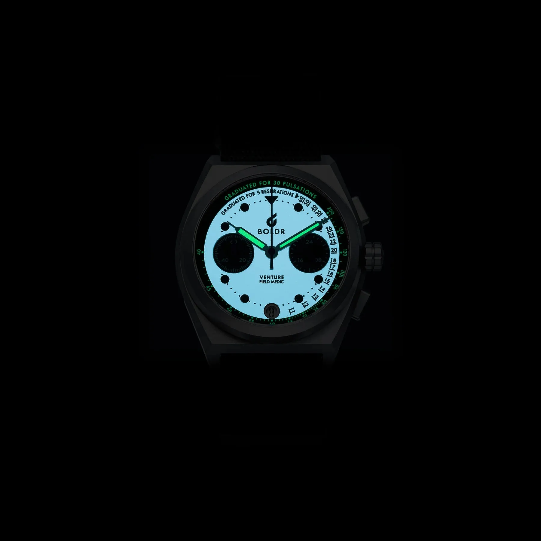 Boldr Venture Field Medic Chronograph Watch - Field Medic II