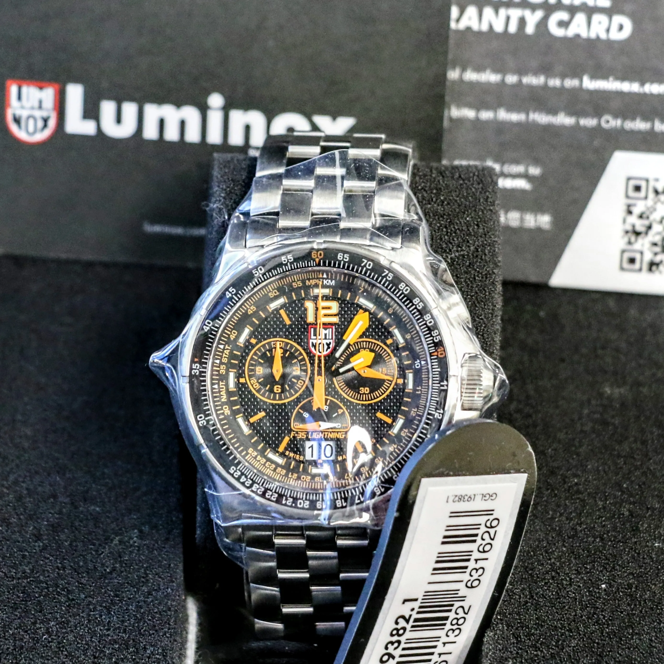Brand-New LUMINOX F-35 Lightning II Chronograph Watch 9382 Quartz Wristwatch