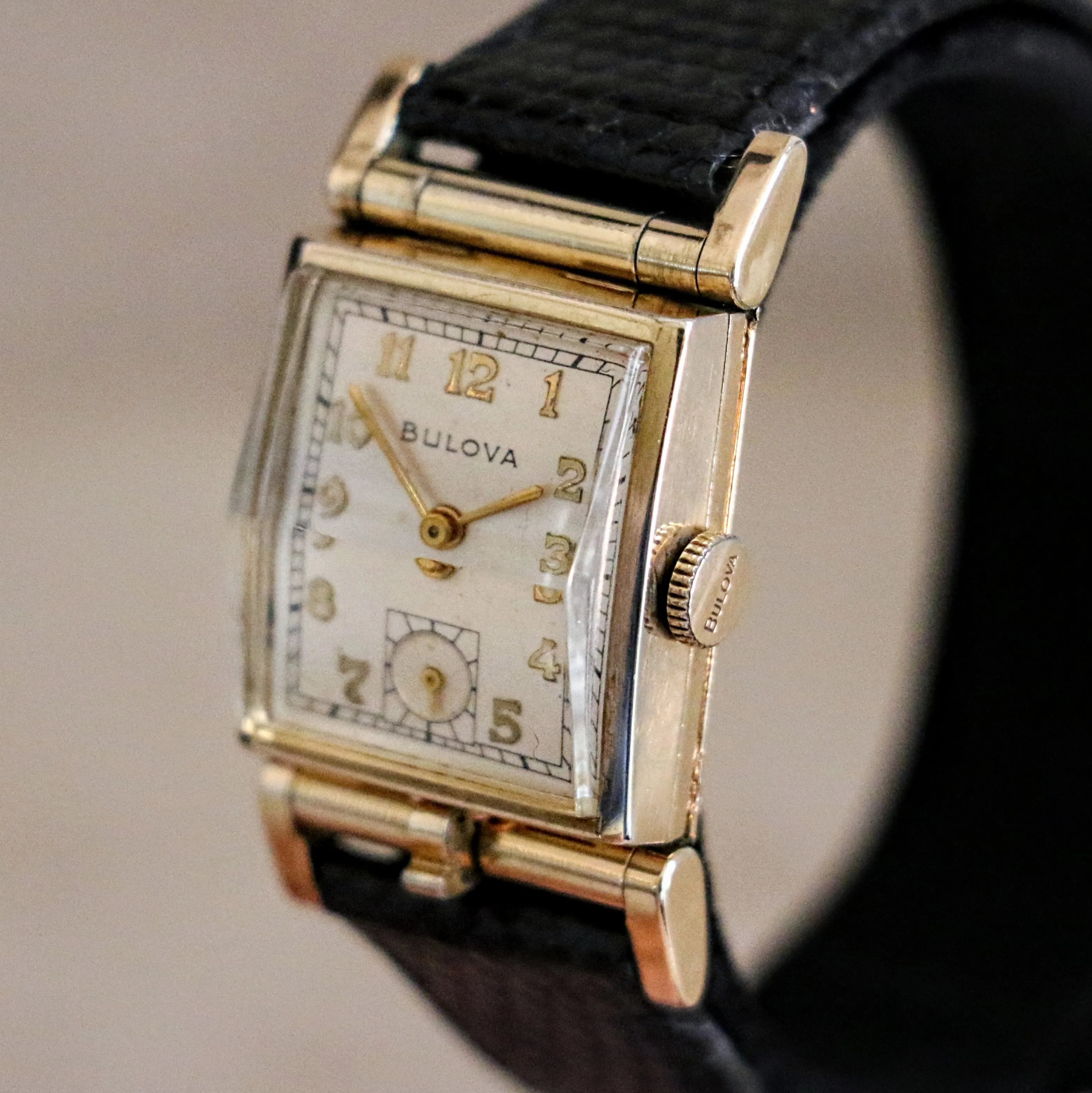 BULOVA 1950 Photo Watch “A” Photo Frame Wristwatch 17 Jewels Cal. 8AC U.S.A. Made