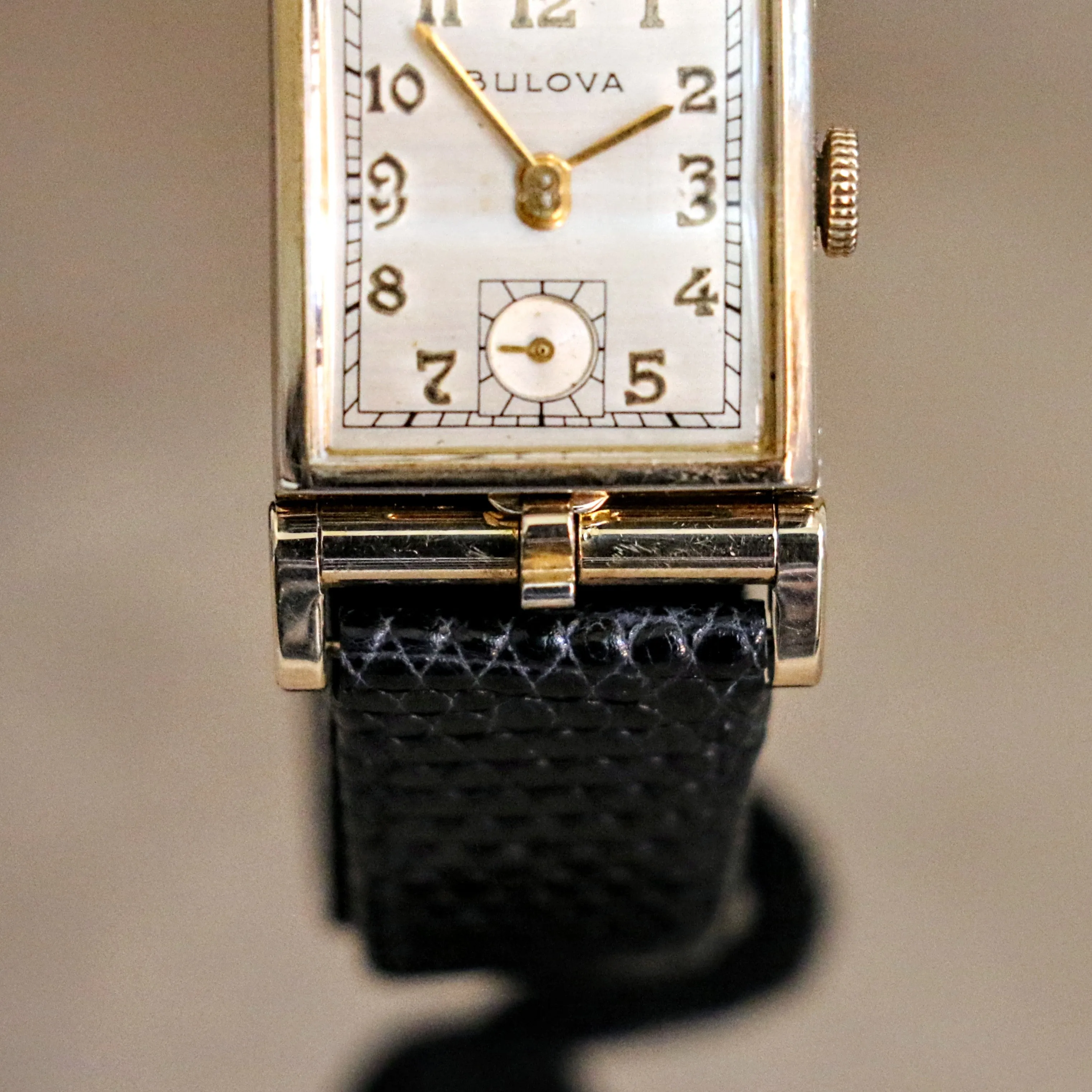 BULOVA 1950 Photo Watch “A” Photo Frame Wristwatch 17 Jewels Cal. 8AC U.S.A. Made