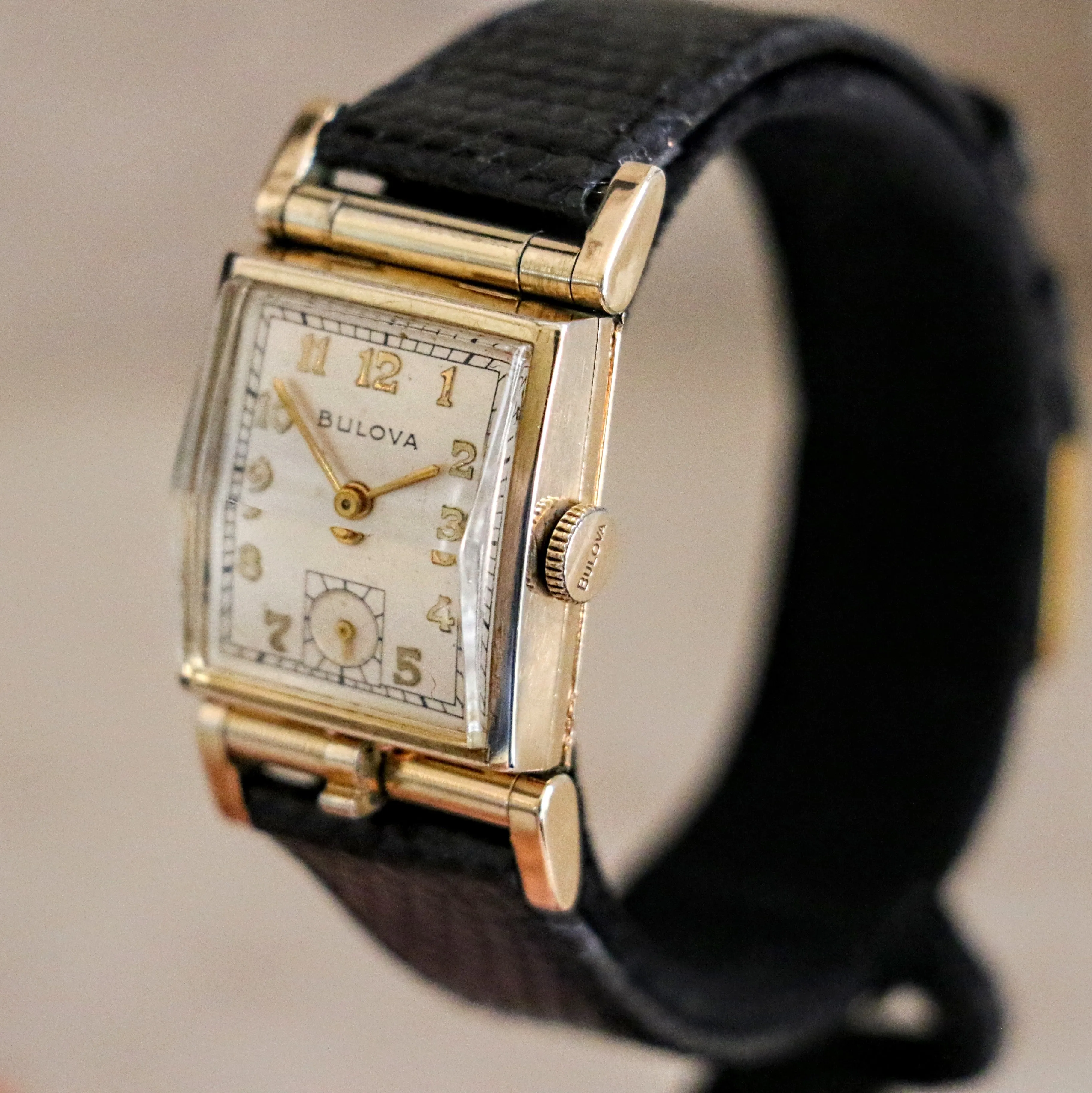 BULOVA 1950 Photo Watch “A” Photo Frame Wristwatch 17 Jewels Cal. 8AC U.S.A. Made