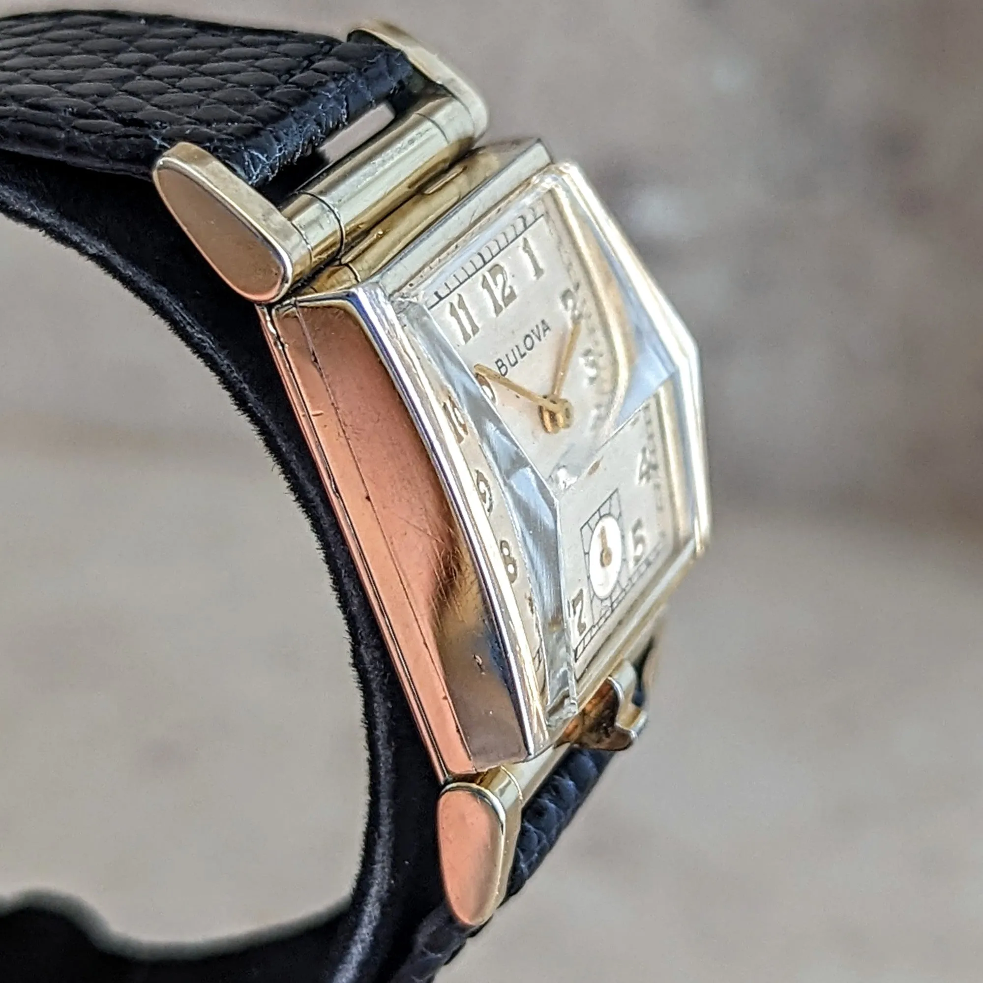 BULOVA 1950 Photo Watch “A” Photo Frame Wristwatch 17 Jewels Cal. 8AC U.S.A. Made
