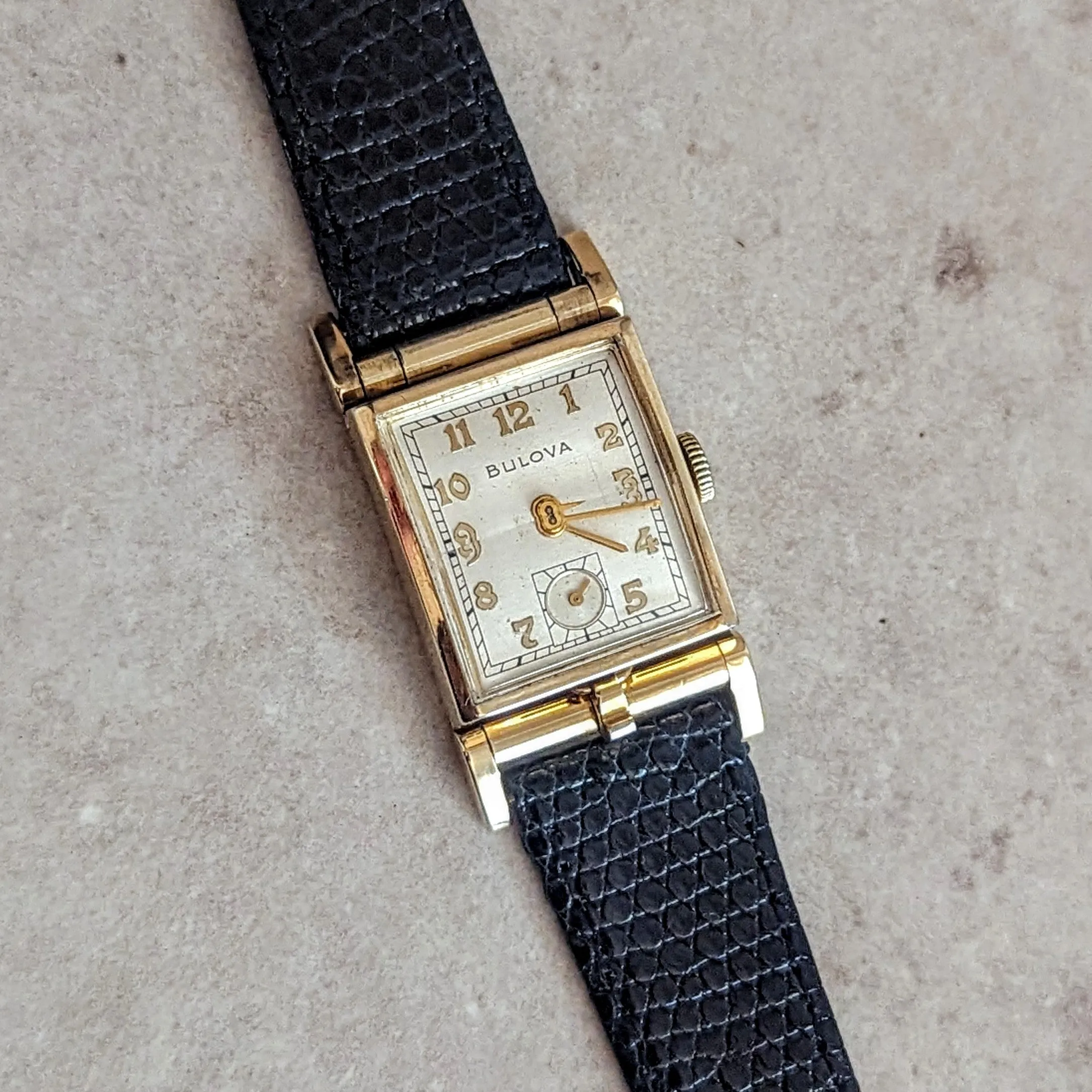 BULOVA 1950 Photo Watch “A” Photo Frame Wristwatch 17 Jewels Cal. 8AC U.S.A. Made