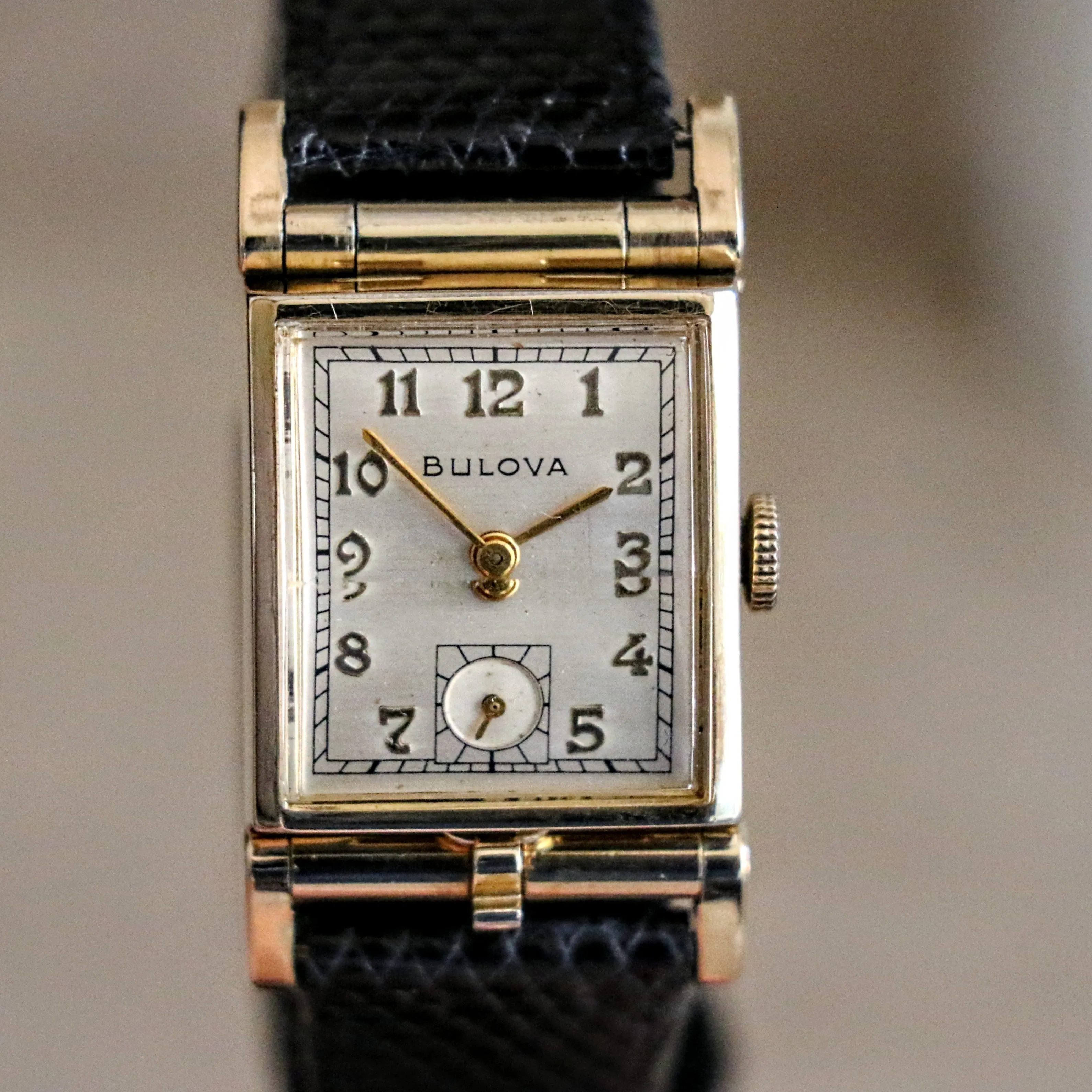 BULOVA 1950 Photo Watch “A” Photo Frame Wristwatch 17 Jewels Cal. 8AC U.S.A. Made