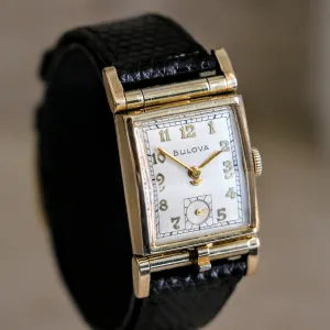 BULOVA 1950 Photo Watch “A” Photo Frame Wristwatch 17 Jewels Cal. 8AC U.S.A. Made