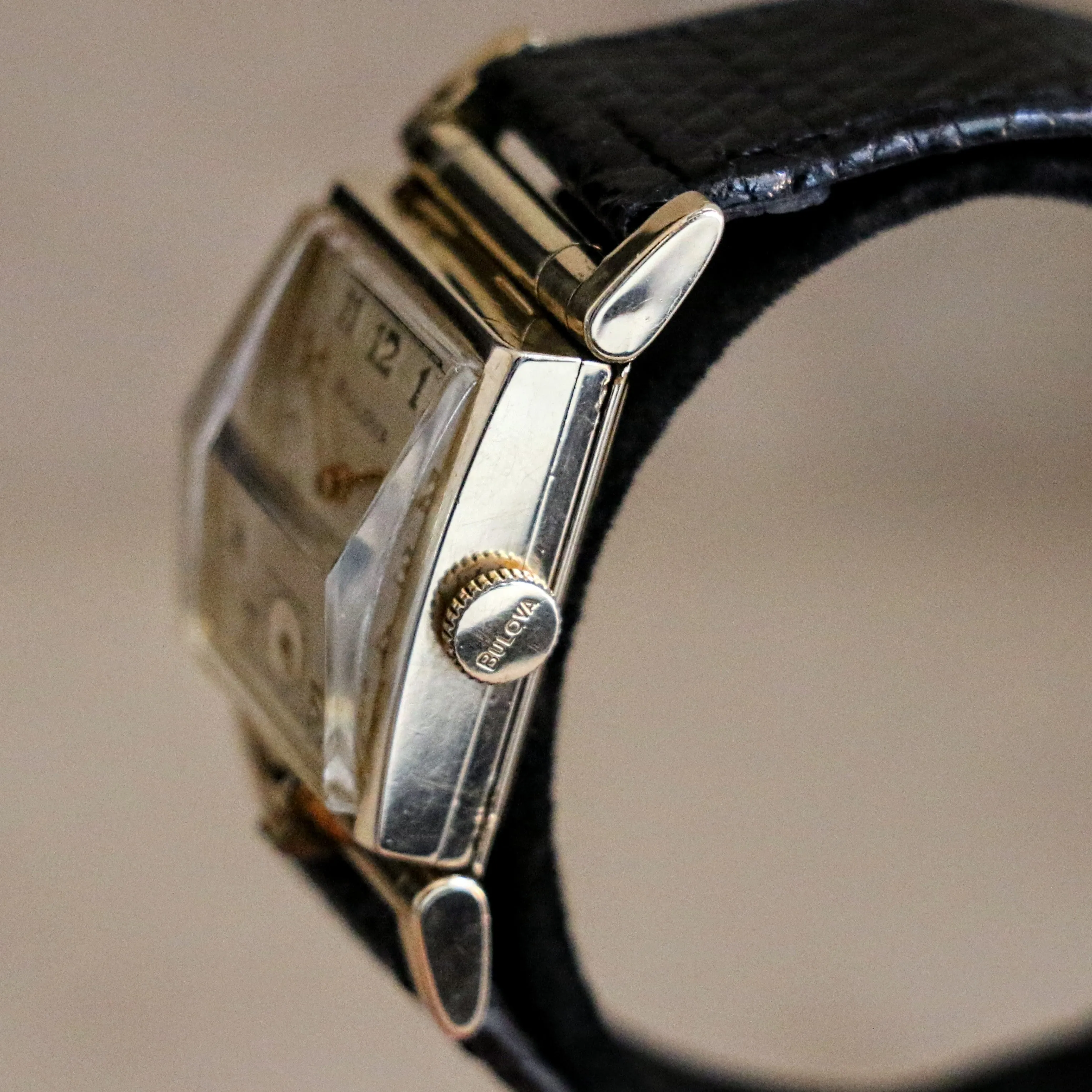 BULOVA 1950 Photo Watch “A” Photo Frame Wristwatch 17 Jewels Cal. 8AC U.S.A. Made