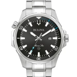BULOVA Marine Star Watch Series B 96B382 - ALL Stainless Steel