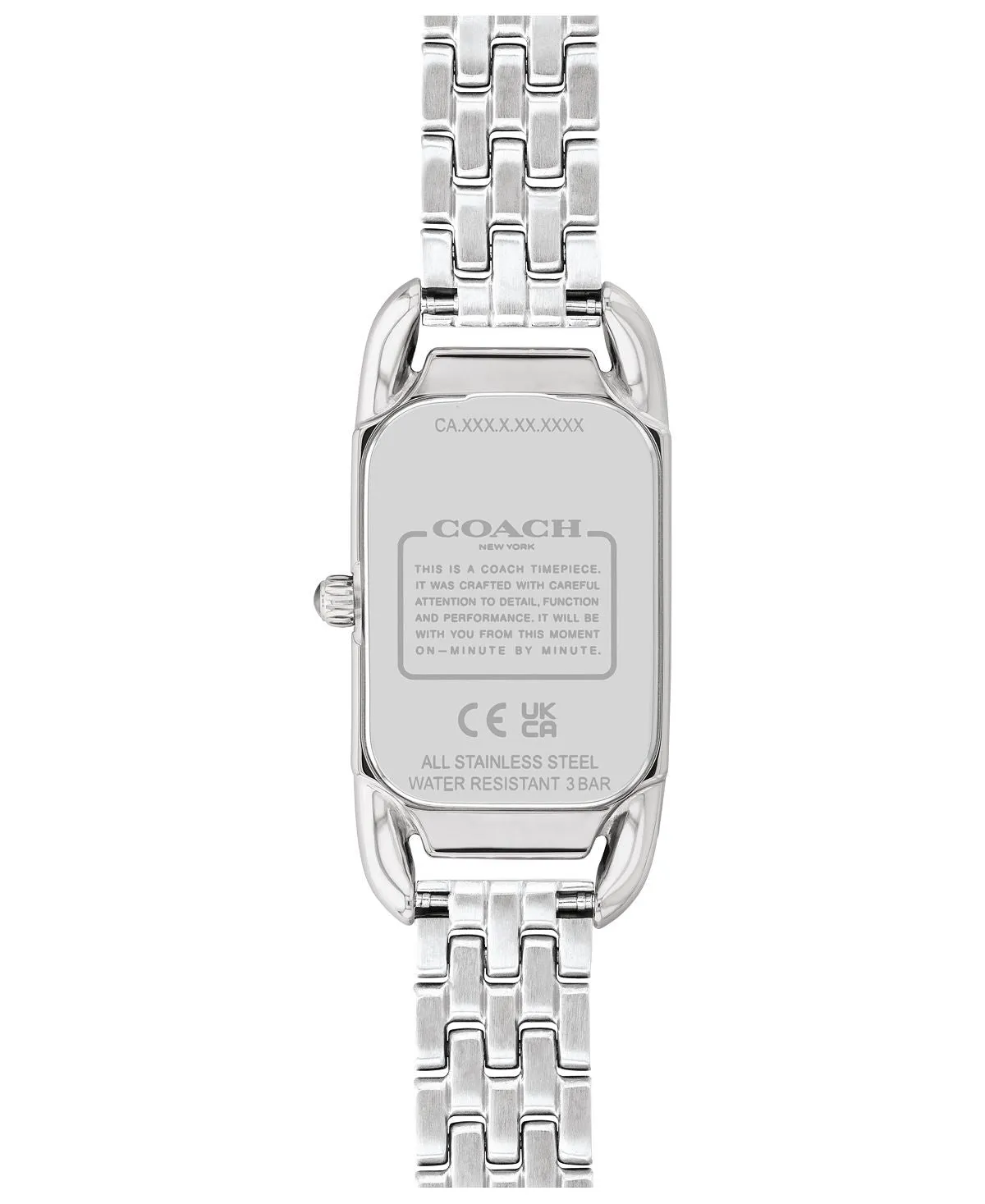 Cadie Women's Stainless Steel Bracelet Watch 17.5mm x 28.5mm COACH Silver
