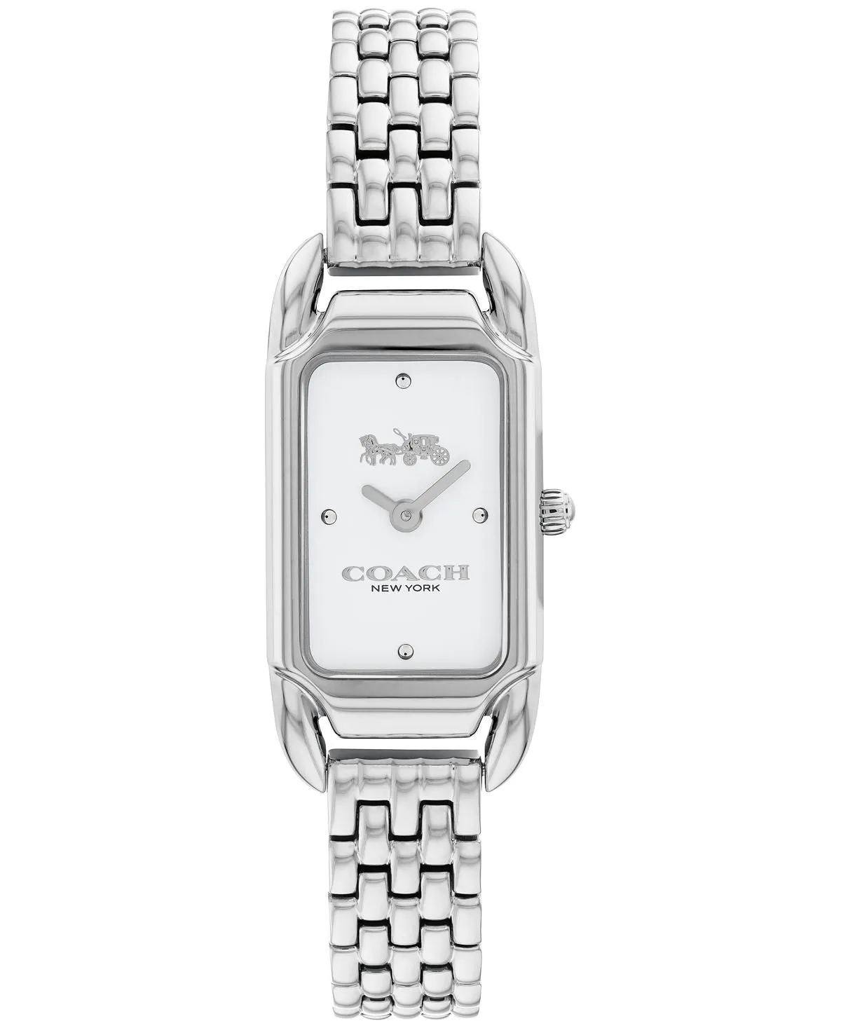 Cadie Women's Stainless Steel Bracelet Watch 17.5mm x 28.5mm COACH Silver