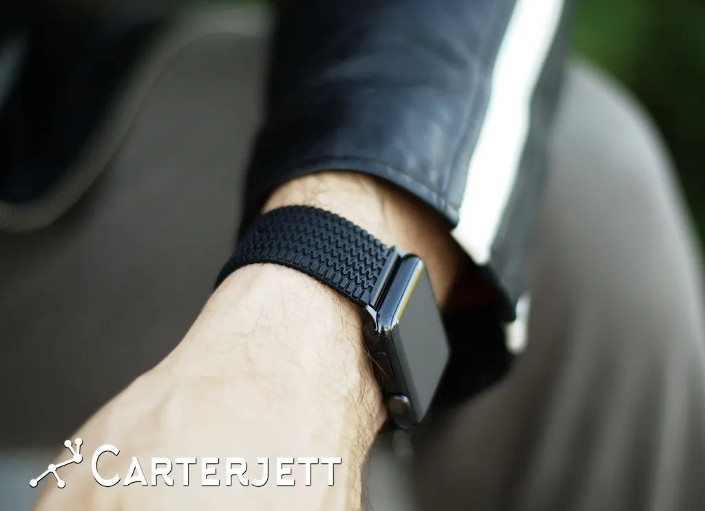 Carterjett Tire Tread Sport Apple Watch Band in Black