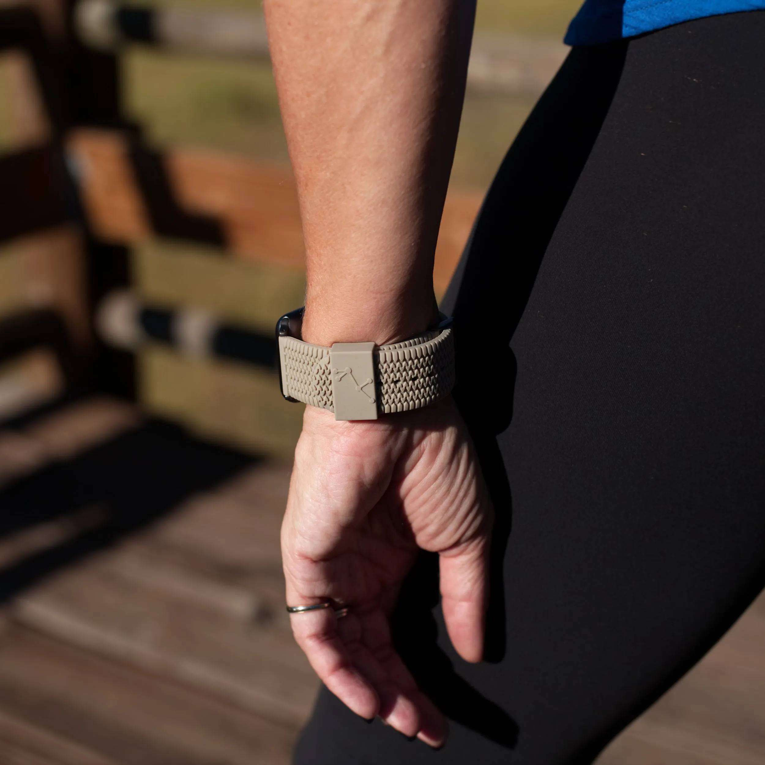 Carterjett Tire Tread Sport Apple Watch Band in Tan