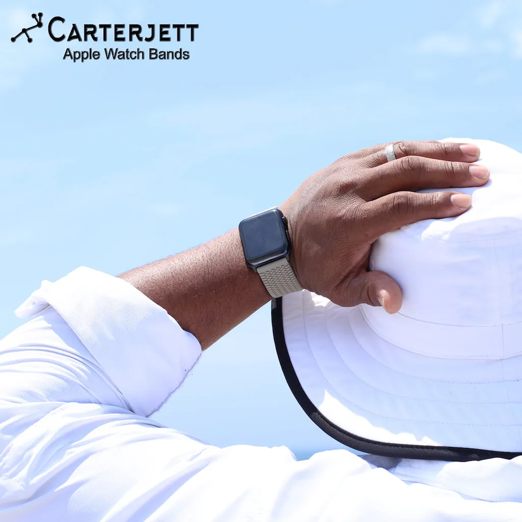 Carterjett Tire Tread Sport Apple Watch Band in Tan