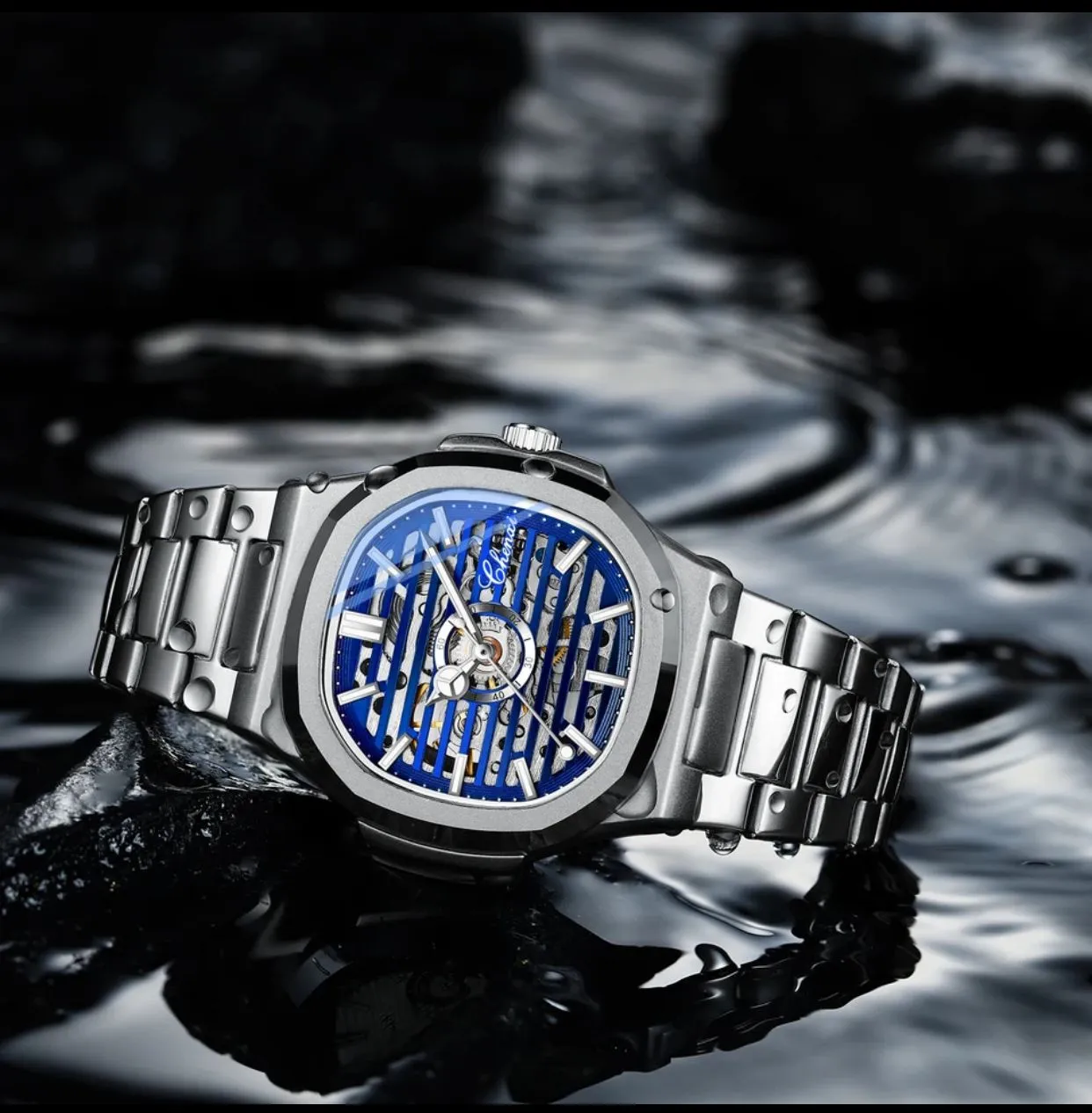 CHENXI Automatic High-end Steel Band Quartz Waterproof Elegant Wrist Watch S1589321