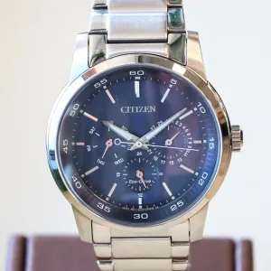 CITIZEN Corso Watch Ref. BU2010-57L Eco-Drive Calendar Wristwatch