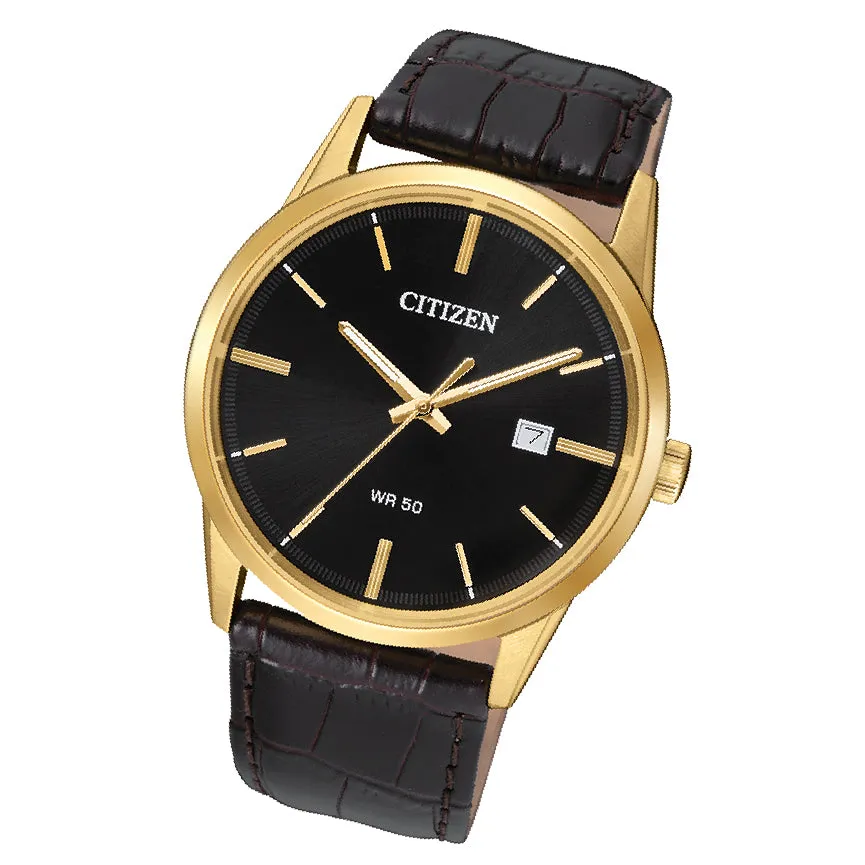 Citizen Men's Quartz  Leather Casual Watch