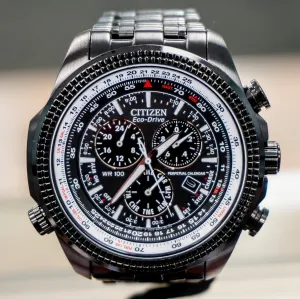 CITIZEN "Brycen" Eco-Drive Watch Perpetual Calendar Wristwatch - Ref. BL5405-59E