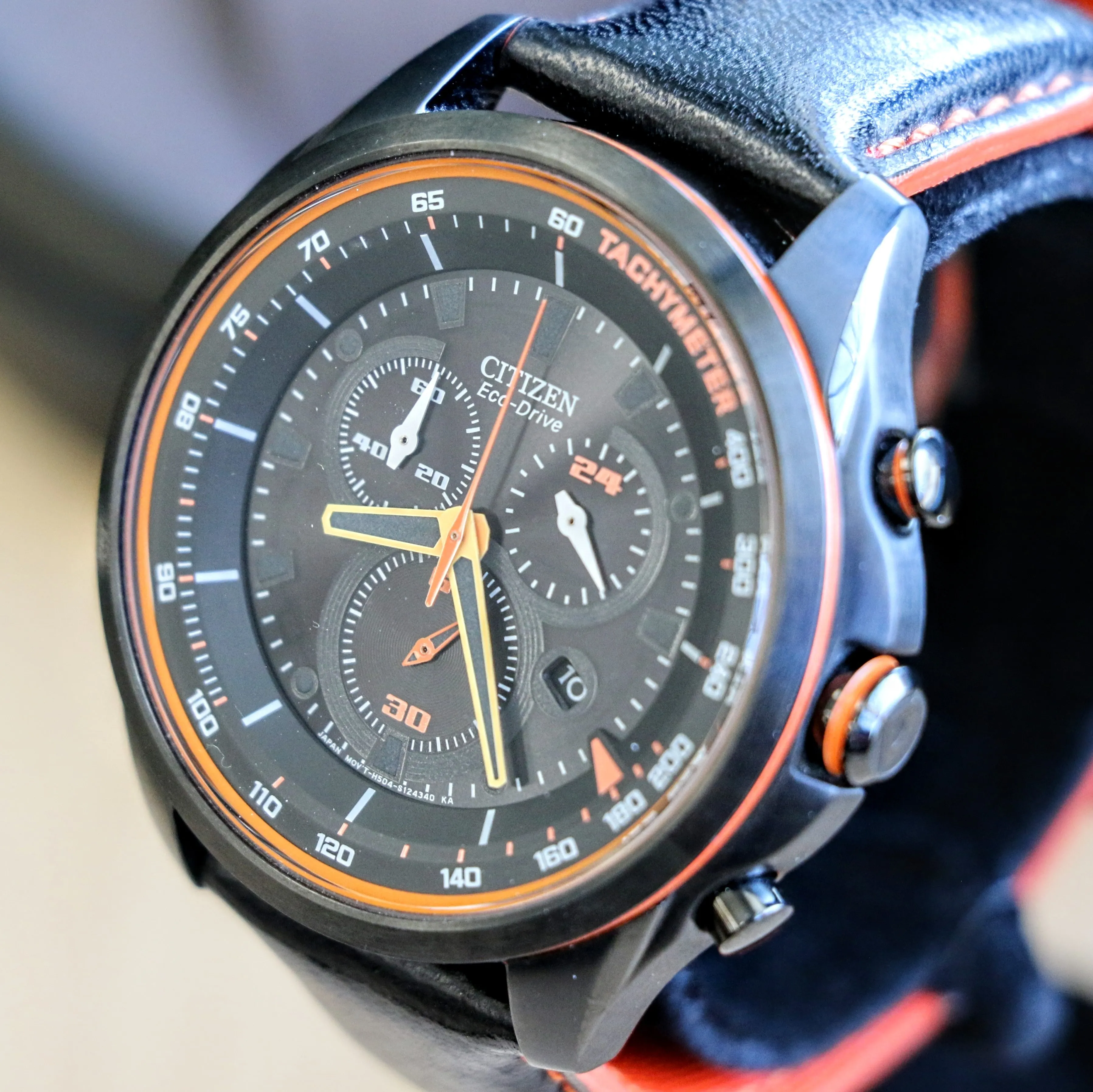 CITIZEN Weekender Eco-Drive Chronograph Watch Date WR Wristwatch Ref. AT2185-06E - In Box!!