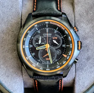 CITIZEN Weekender Eco-Drive Chronograph Watch Date WR Wristwatch Ref. AT2185-06E - In Box!!