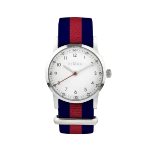 Classique Watch Stripe Red Strap - راقب