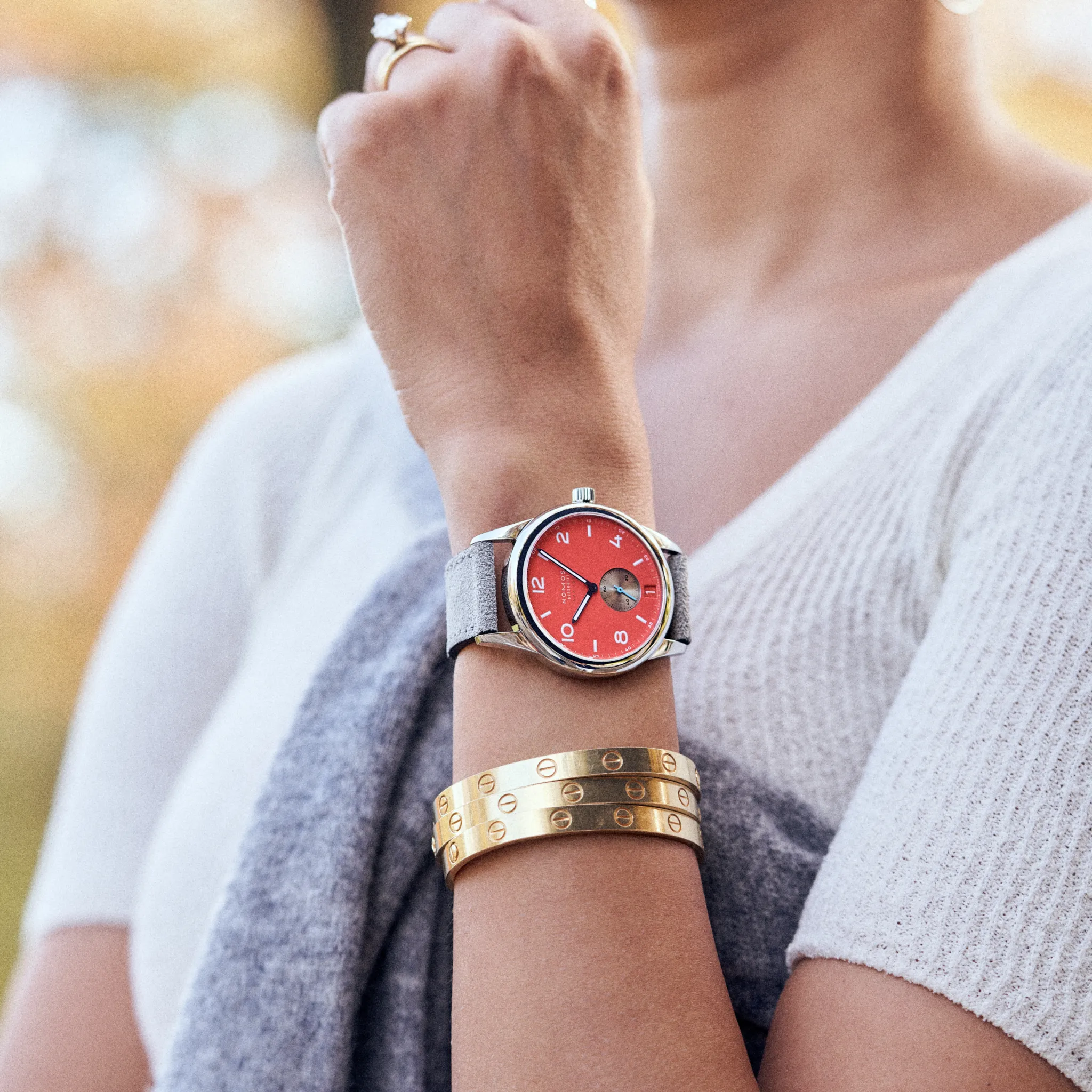Club Date 38 Limited Edition For Hodinkee 'Terracotta'